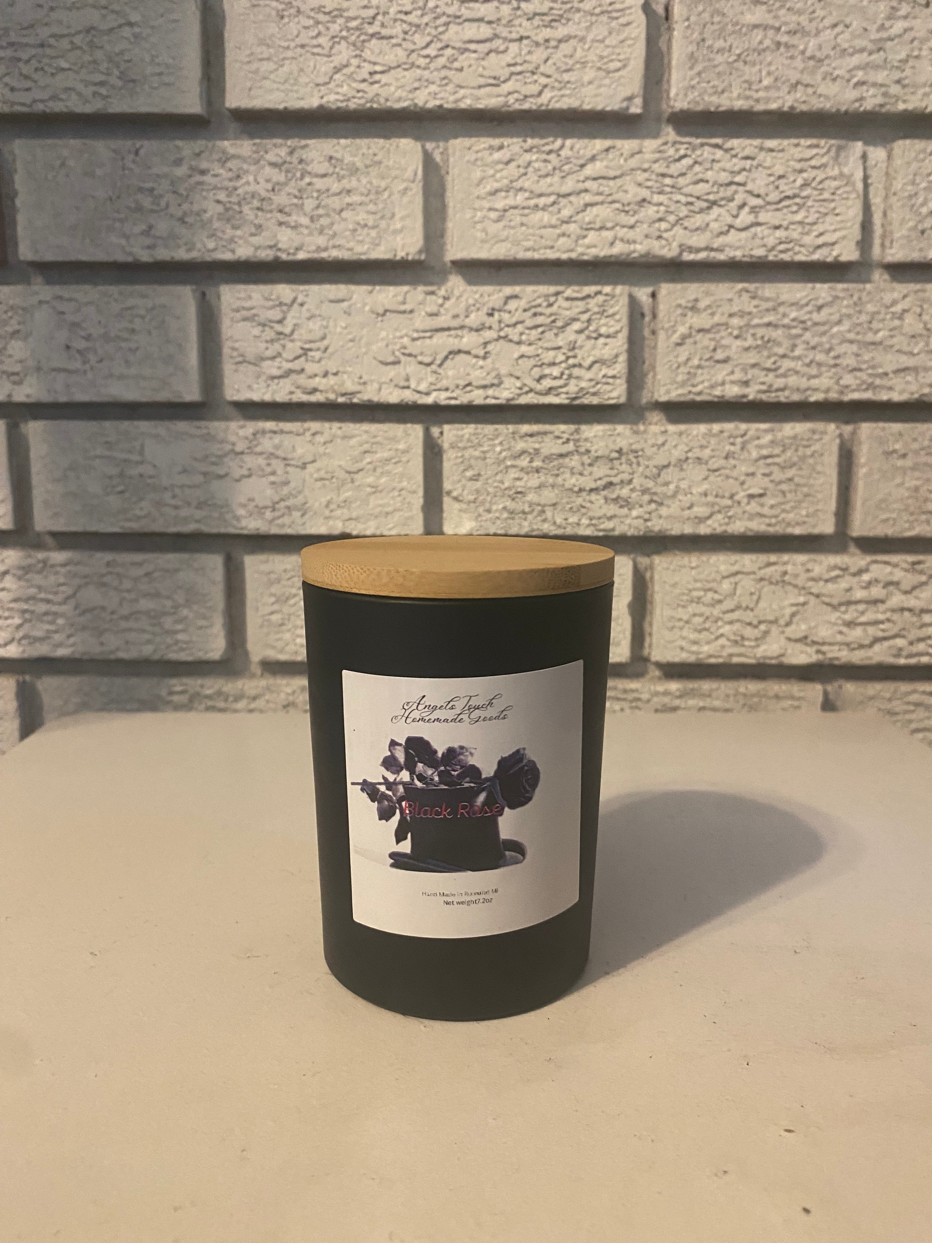 Black Rose ( Smokey Jar) Candle