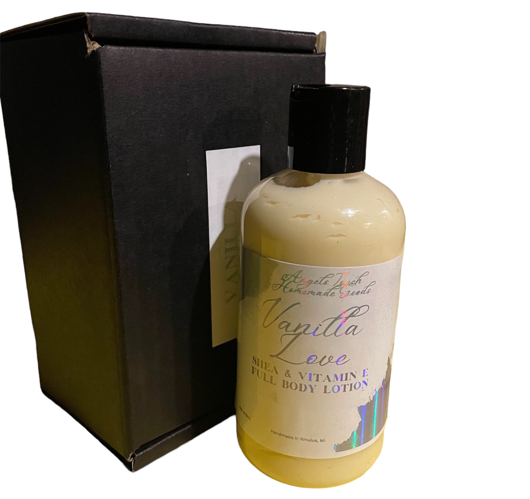 Vanilla Love 8oz Shea Butter Vitamin E Full Body Moisturizing Lotion