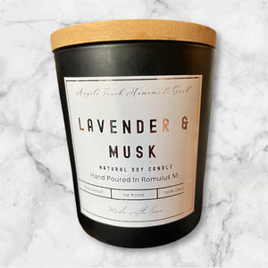 Lavender & Musk 10oz candle