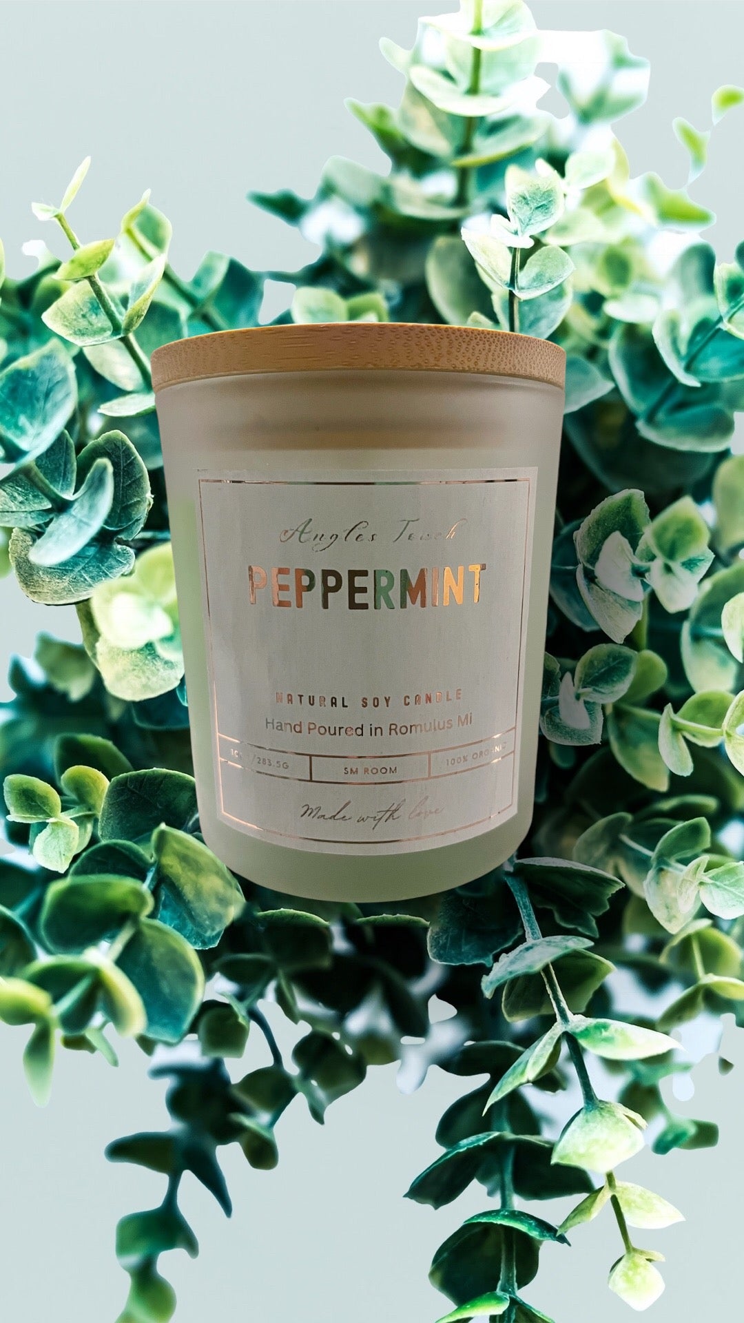 Peppermint 10oz candle (F&E)