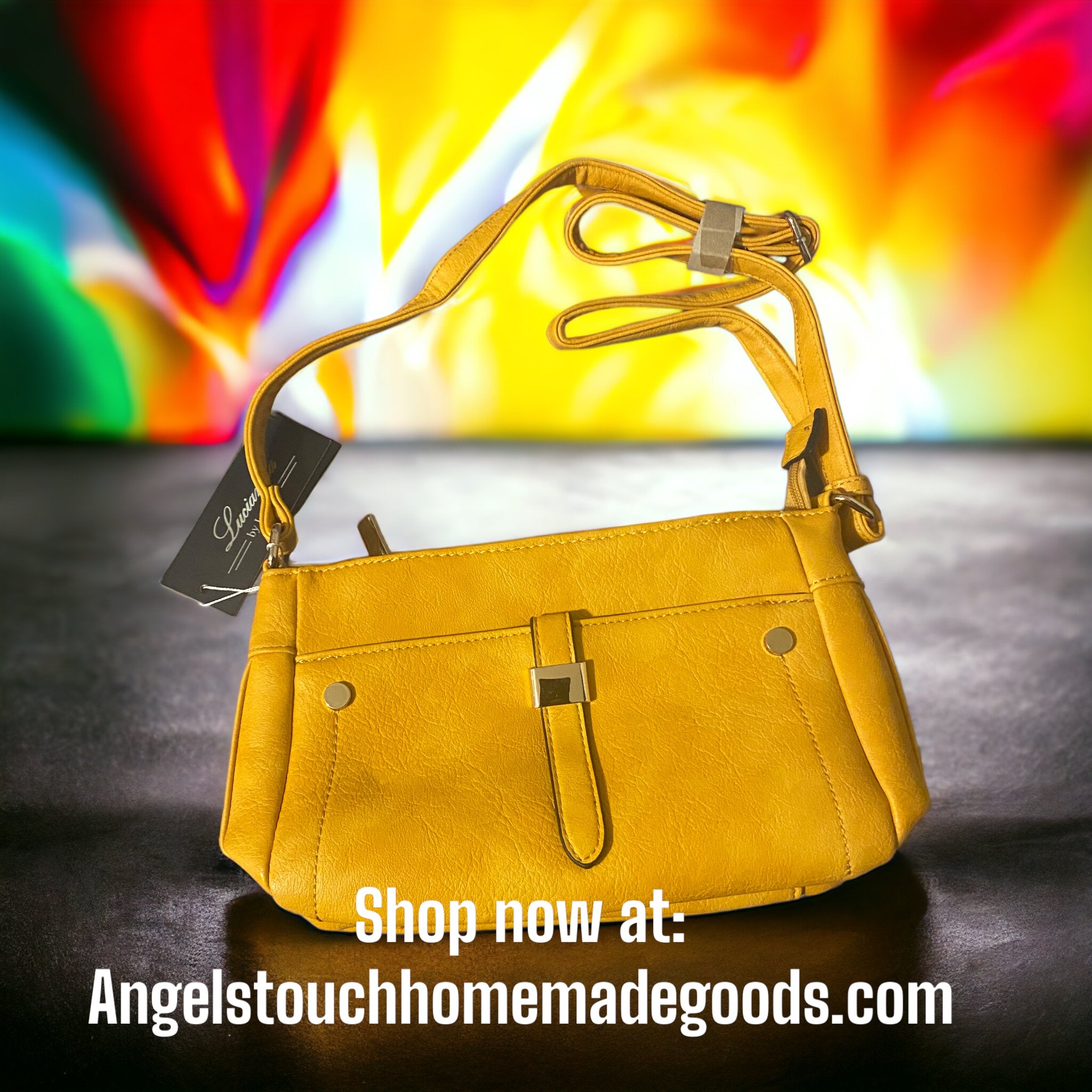 21.Mustard Yellow Cross body Purse Bag