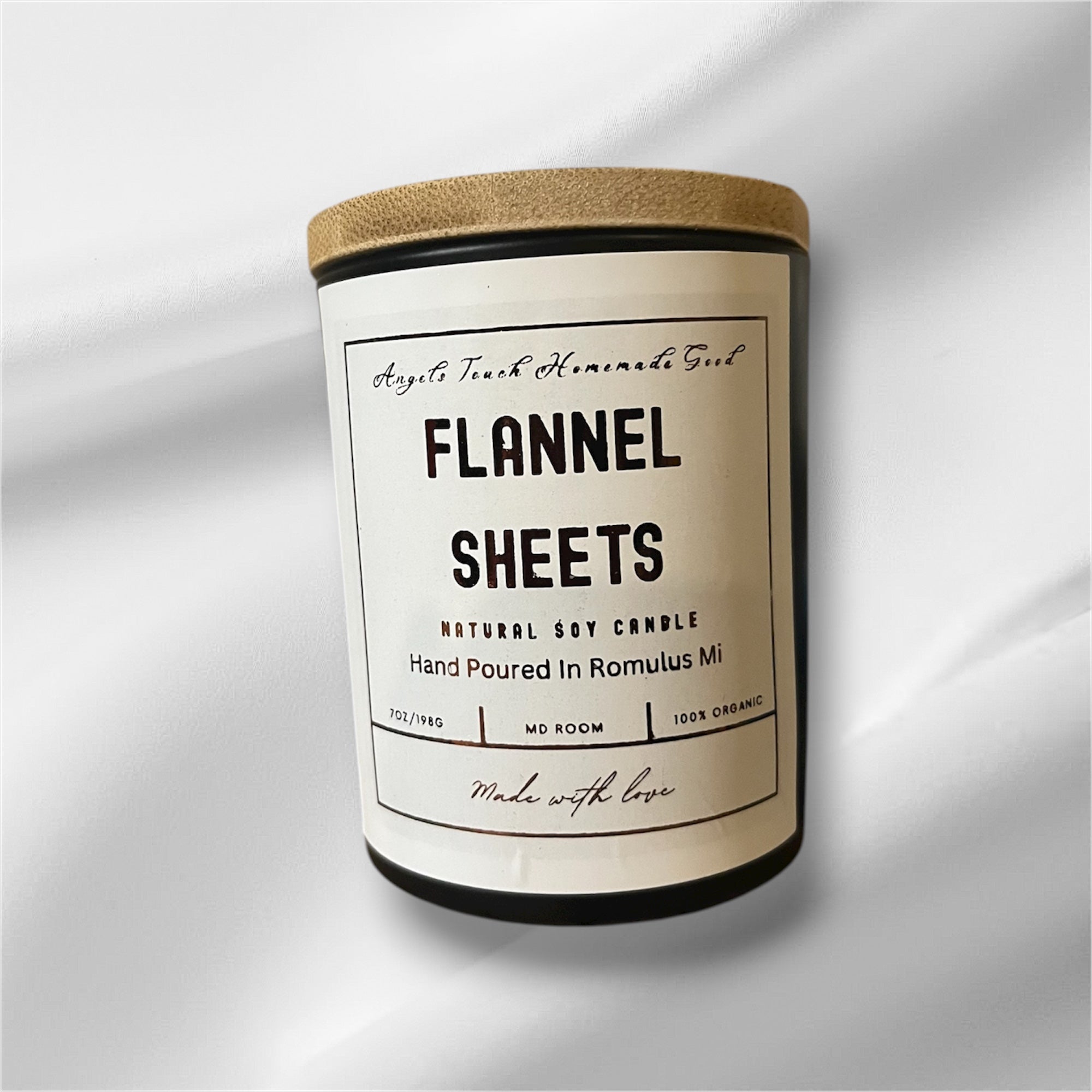 Flannel Sheets 7oz candle