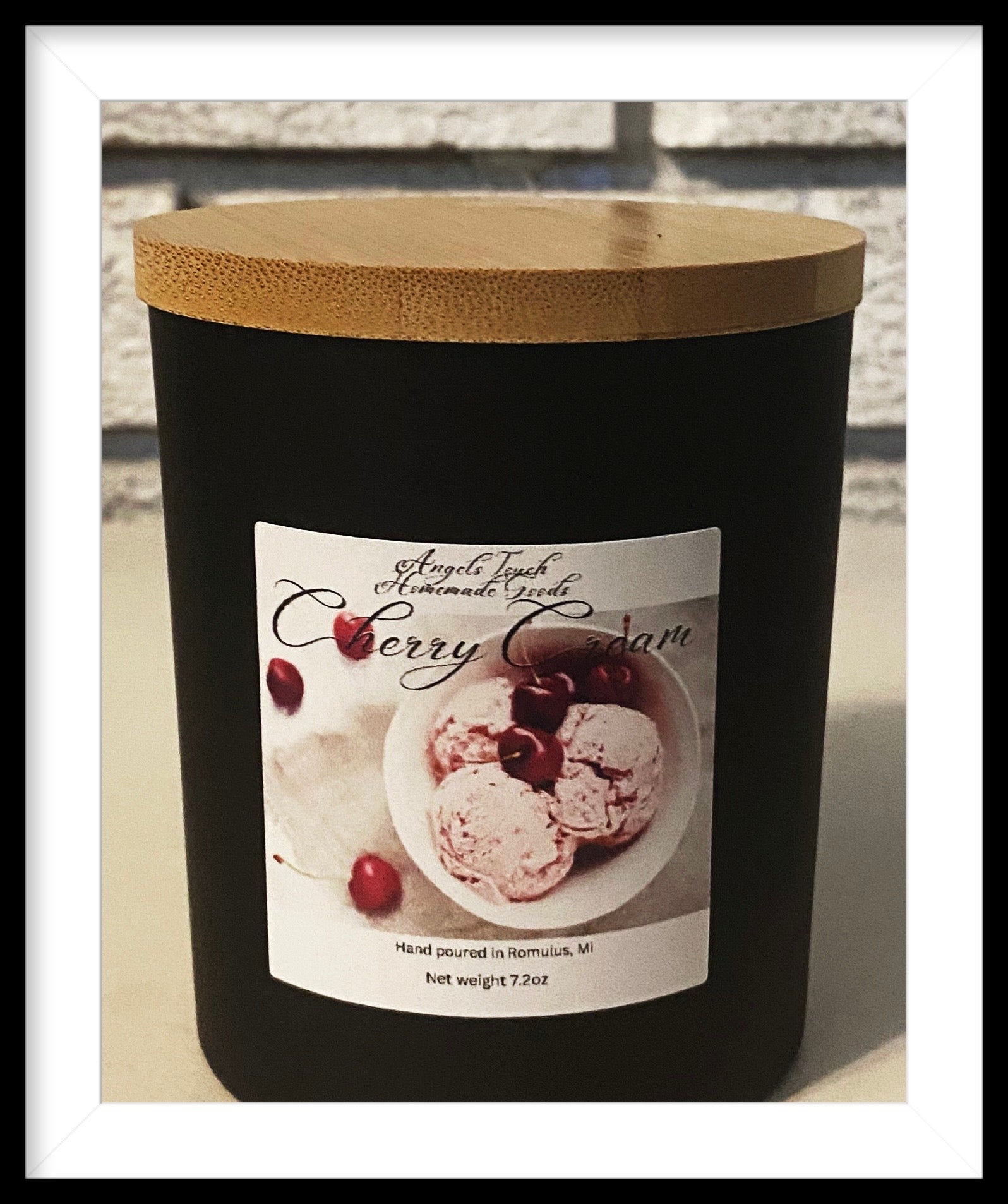 Cherry Cream (Smokey Jar) candle