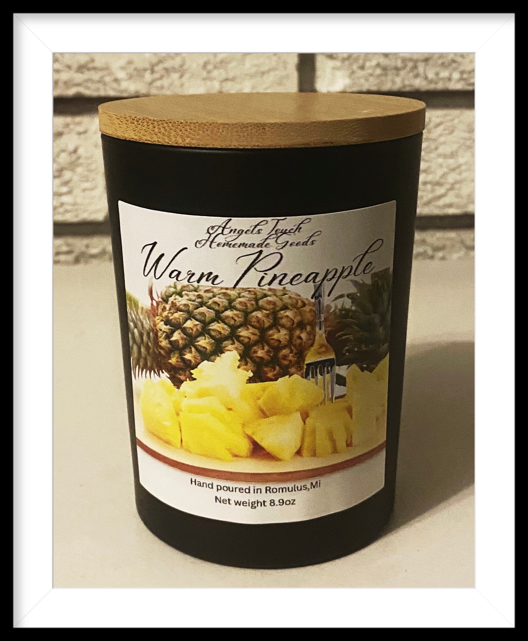 Warm Pine Apple ( Smokey Jar candle )