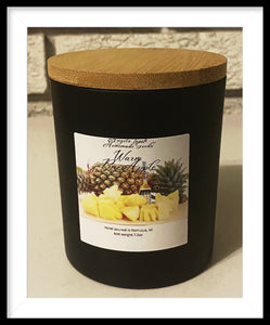 Warm Pine Apple ( Smokey Jar candle )