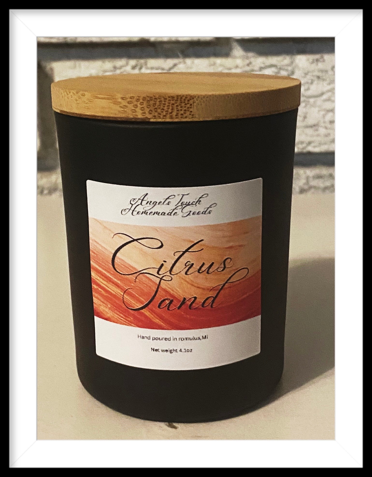 Citrus Sand (Smokey Jar Candle)